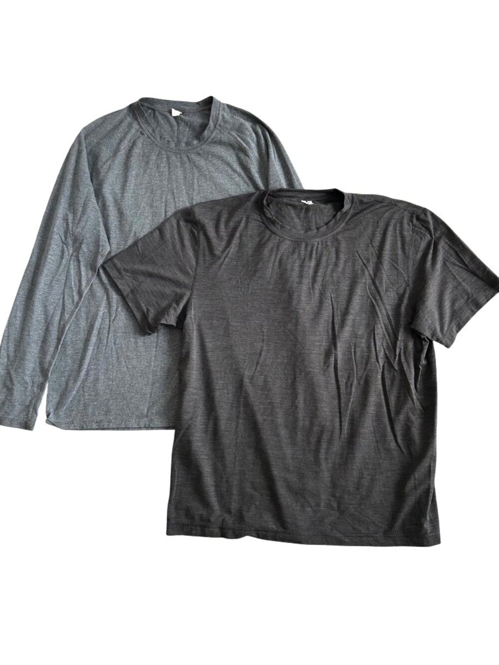 ARKET Set Of 2 Mens Sz XL Gray T-Shirts Long & Short Sleeve